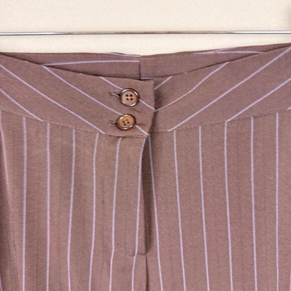 Vintage Retro Y2K Rockabilly Pin Up Pin Striped Stripe Pants Trouser Size 18 - Picture 3 of 6